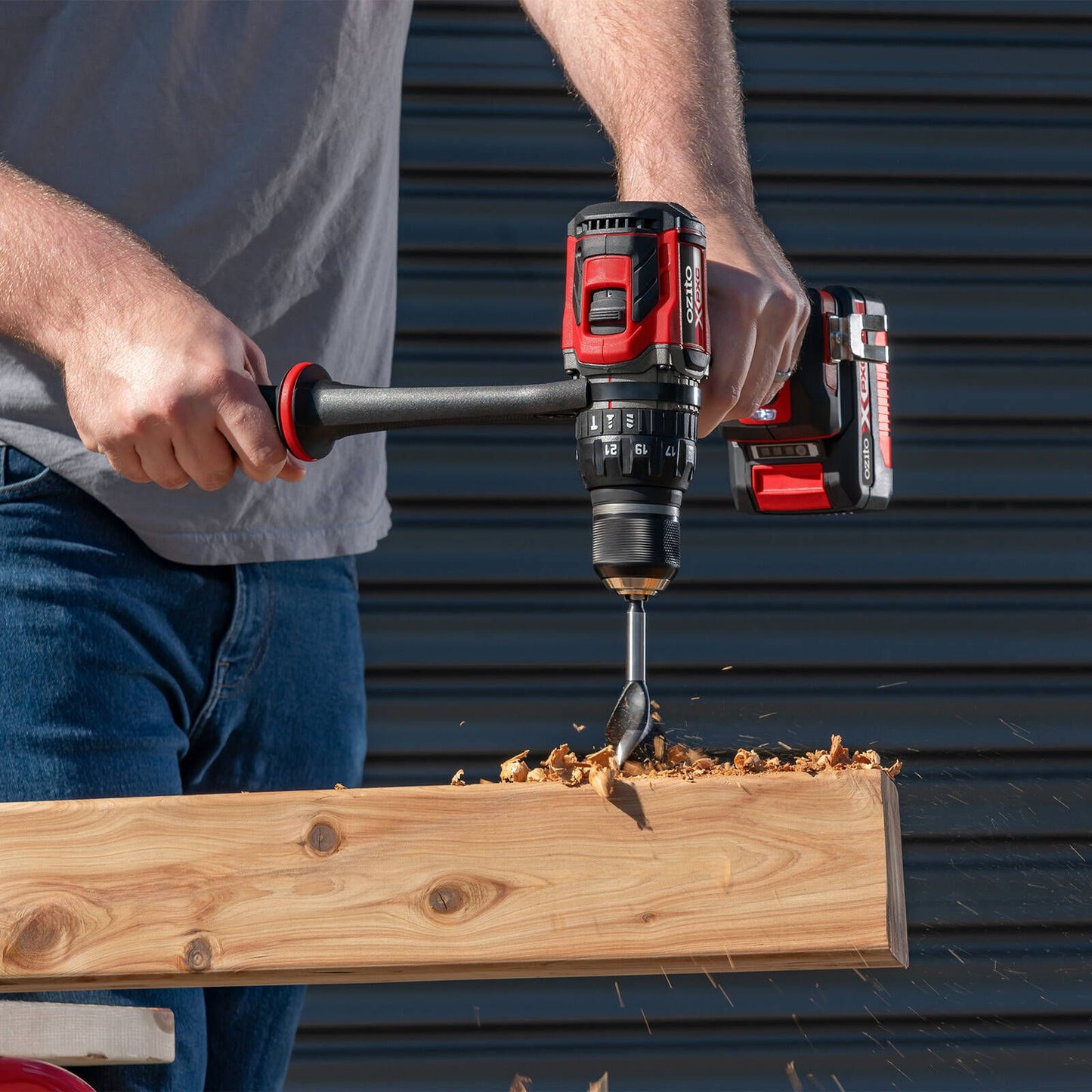 Ozito PXC 18V Brushless Hammer Drill - 120Nm - Skin Only