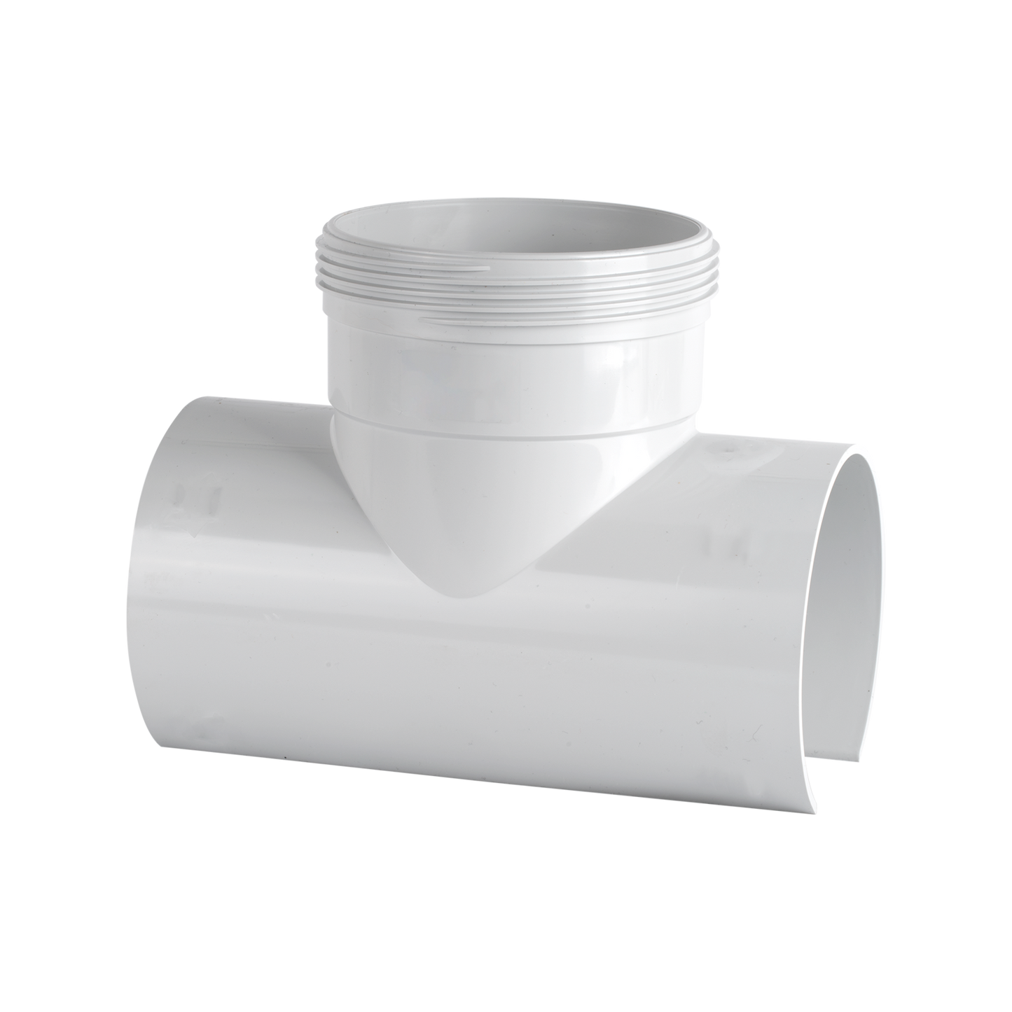 Holman PVC Stormwater Snap Tee - 90mm - White