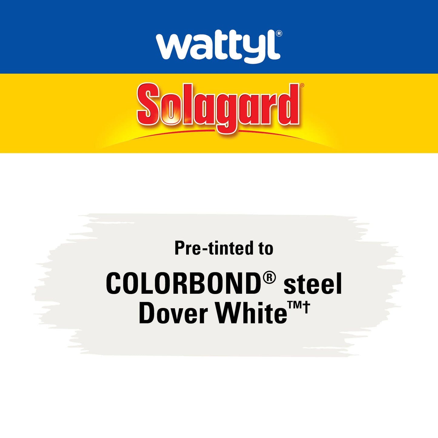Wattyl Solagard Exterior Paint - 1L - Dover White - Low Sheen