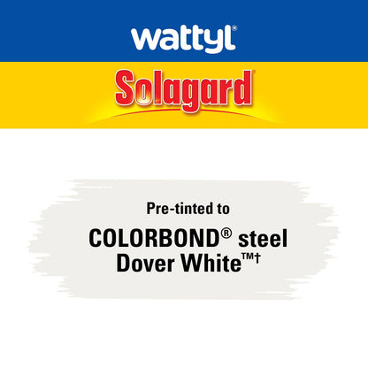 Wattyl Solagard Exterior Paint - 1L - Dover White - Low Sheen
