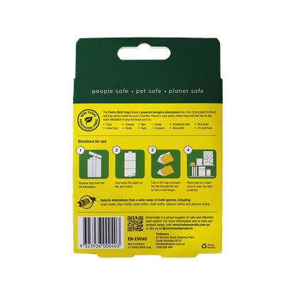 Envirosafe Domestic Pantry Moth Trap - 2 Pack