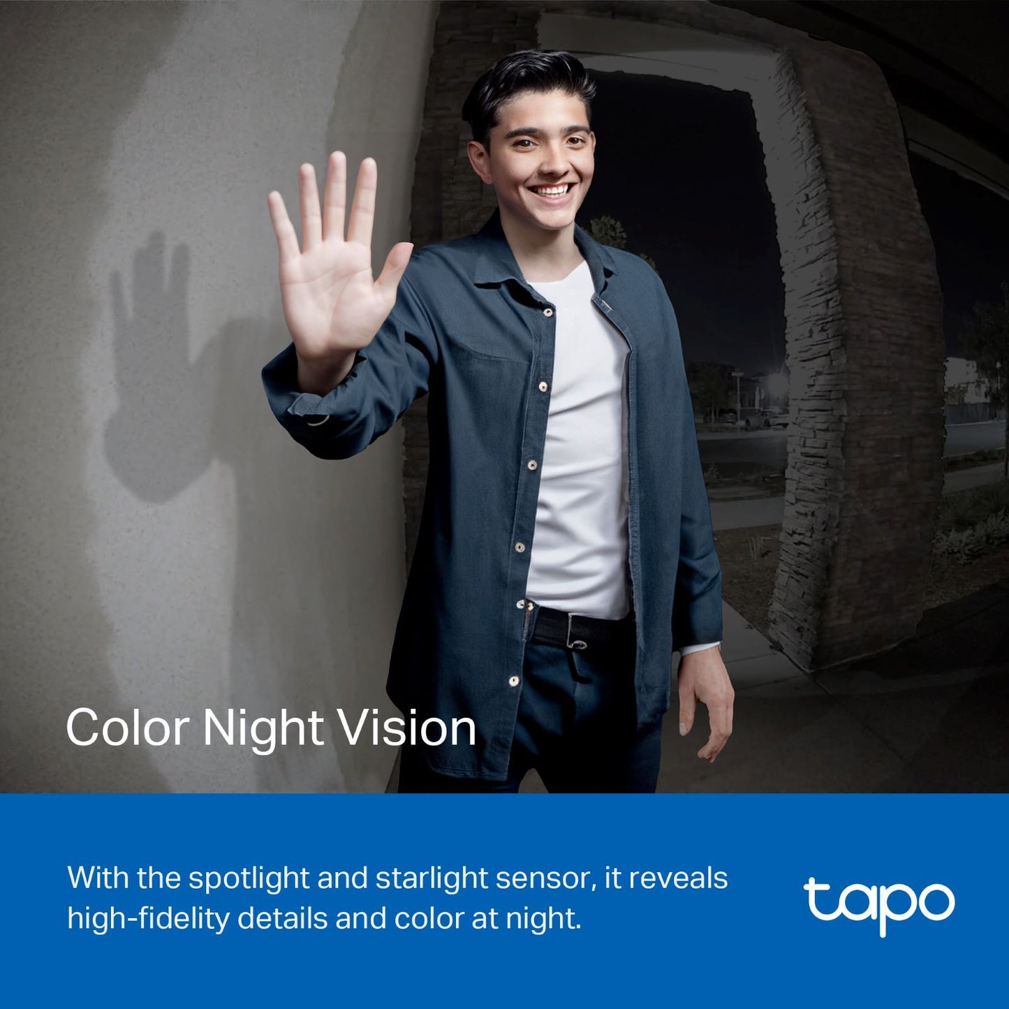 TP-Link Tapo 5MP Smart Battery Video Doorbell - 2K