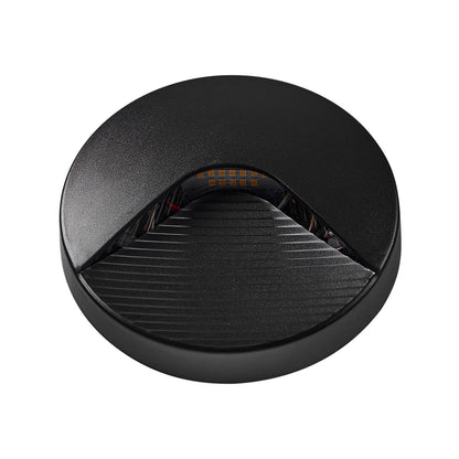 Brilliant Black Sanur Modern Wall and Step Light - 13cm