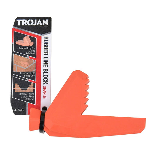 Trojan Rubber Line Block - 33 x 44 x 75mm