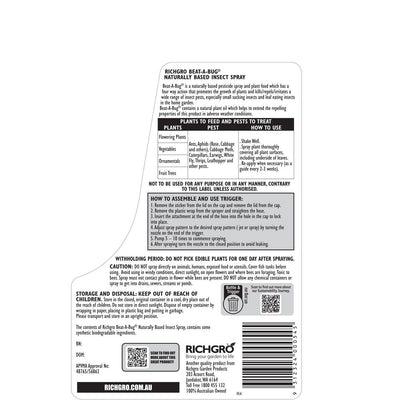 Richgro Beat-A-Bug Naturally Based Insect Spray 3L