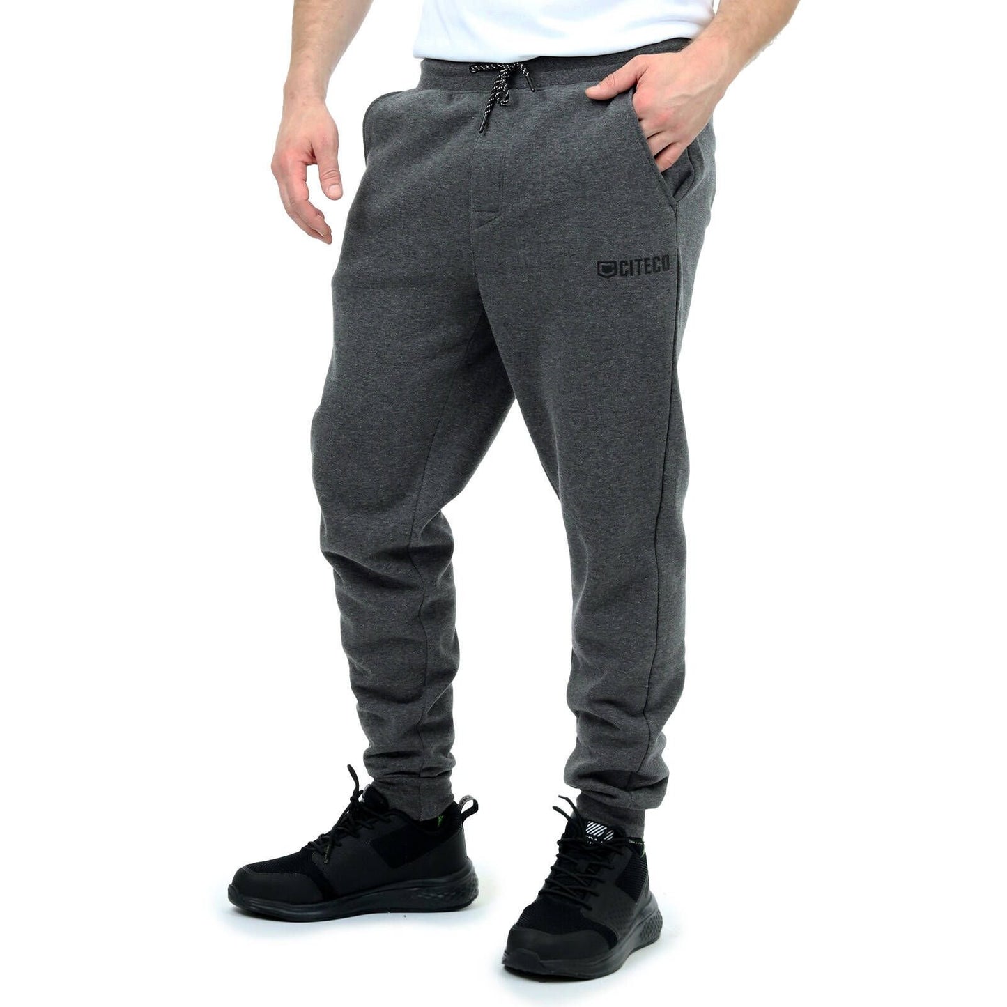 Citeco Charcoal Marle Trackpant - Small