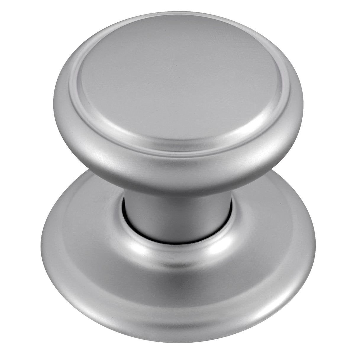 Gainsborough Classic Series Wardrobe Knob - 52mm - Aluminium - Satin Chrome