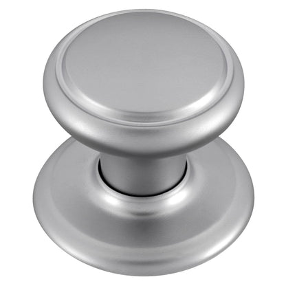 Gainsborough Classic Series Wardrobe Knob - 52mm - Aluminium - Satin Chrome