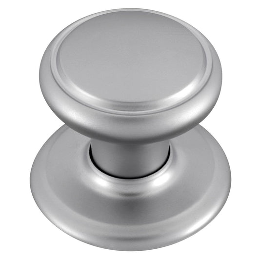 Gainsborough Classic Series Wardrobe Knob - 52mm - Aluminium - Satin Chrome