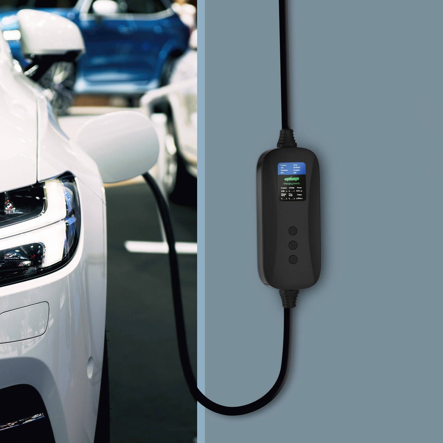 Deta Portable EV Charger - 3.6kW 15A - 5m - IP68