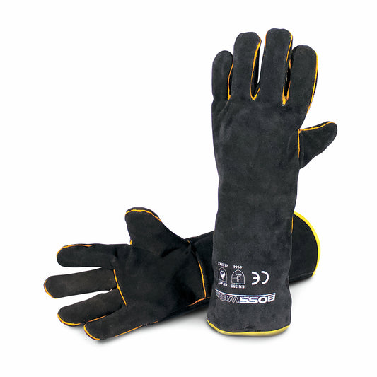 Bossweld Black Gold Welding Gloves - 16"