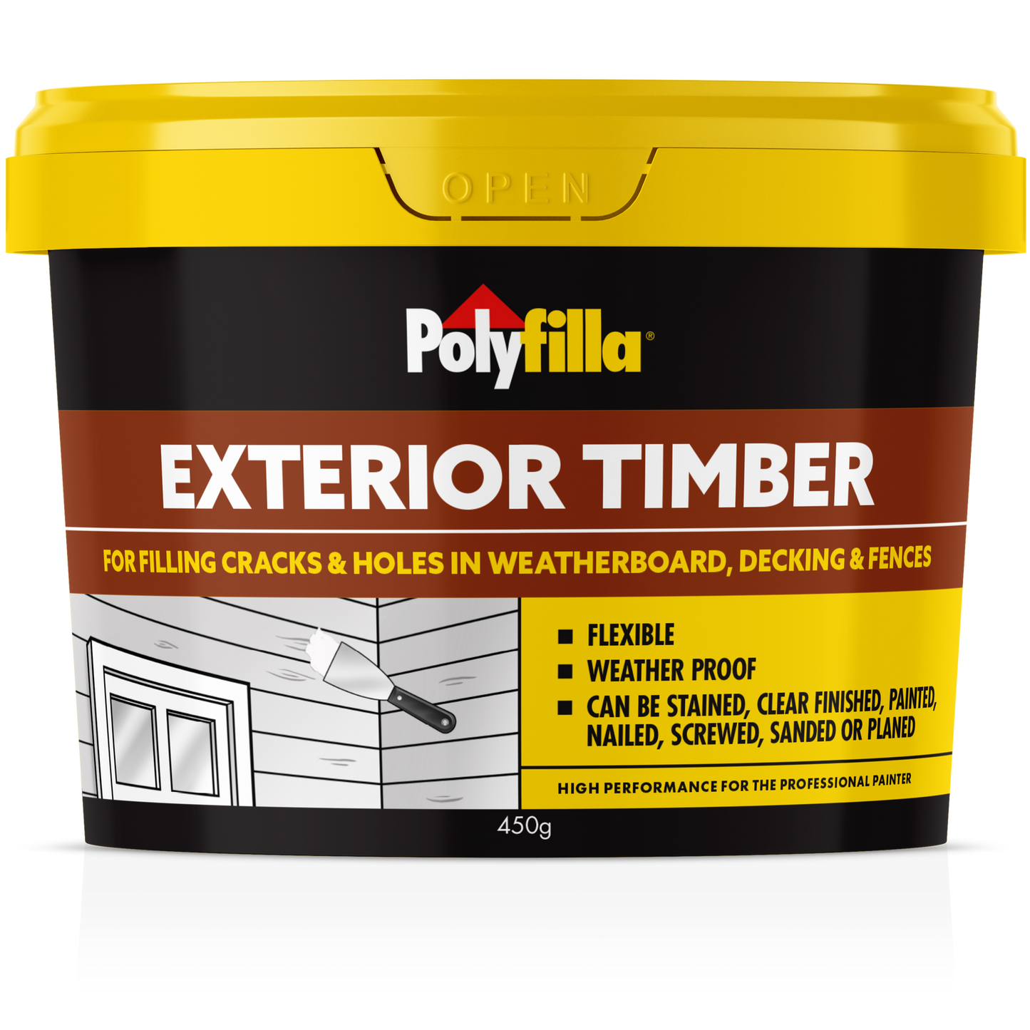 Polyfilla Exterior Timber Filler - 450g