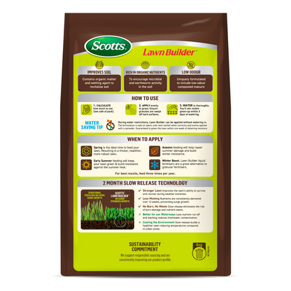 Scotts Lawn Builder Slow Release Fertiliser - 4kg