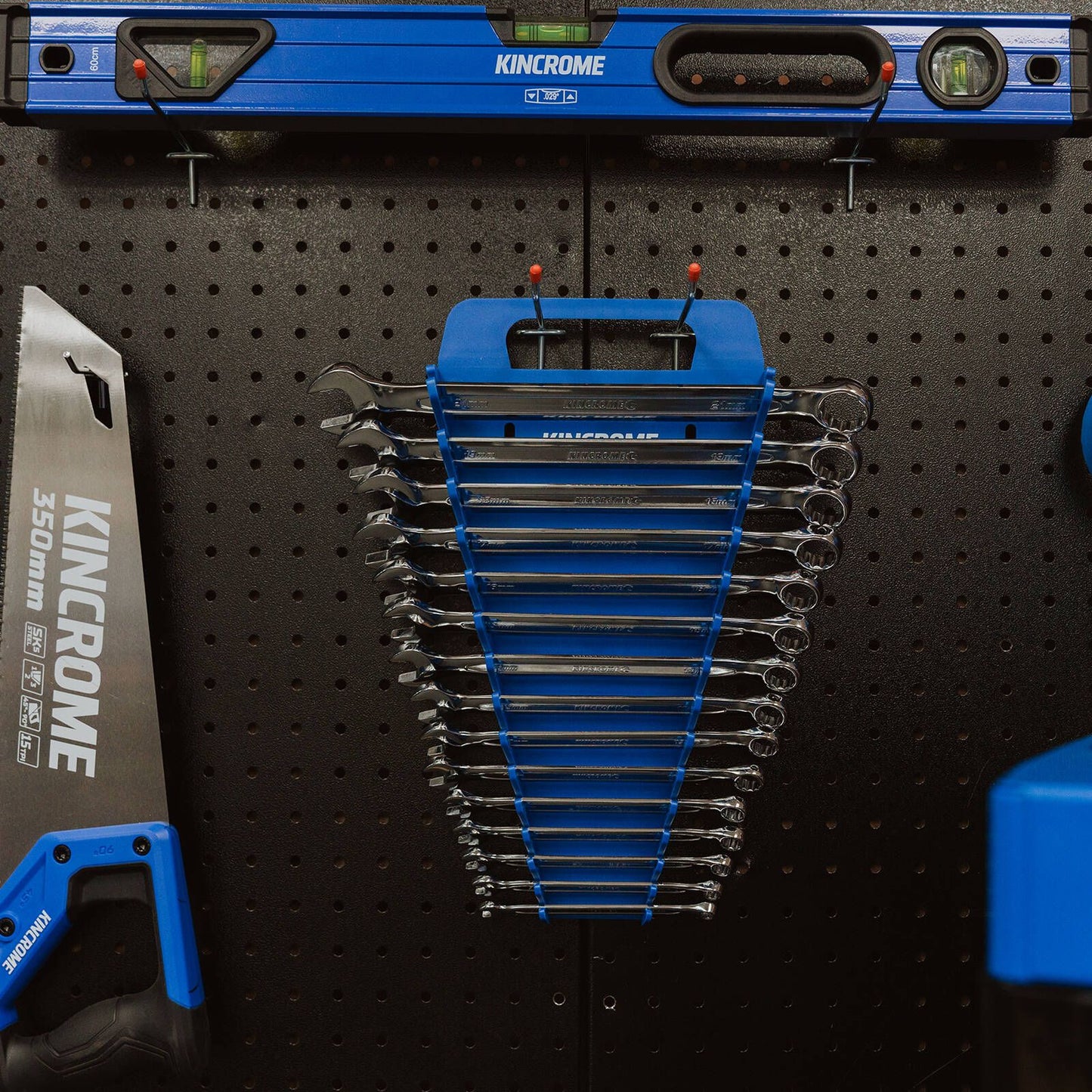 Kincrome 15 Slots Spanner Rack - 182mm x 342mm x 50mm