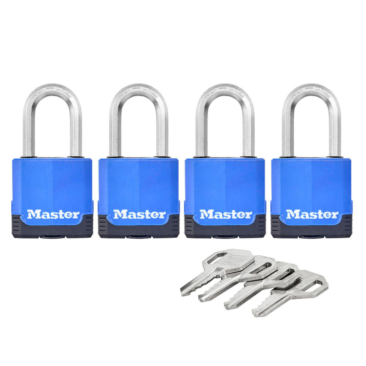 Master Lock Excell Padlock 45mm - 4 Pack