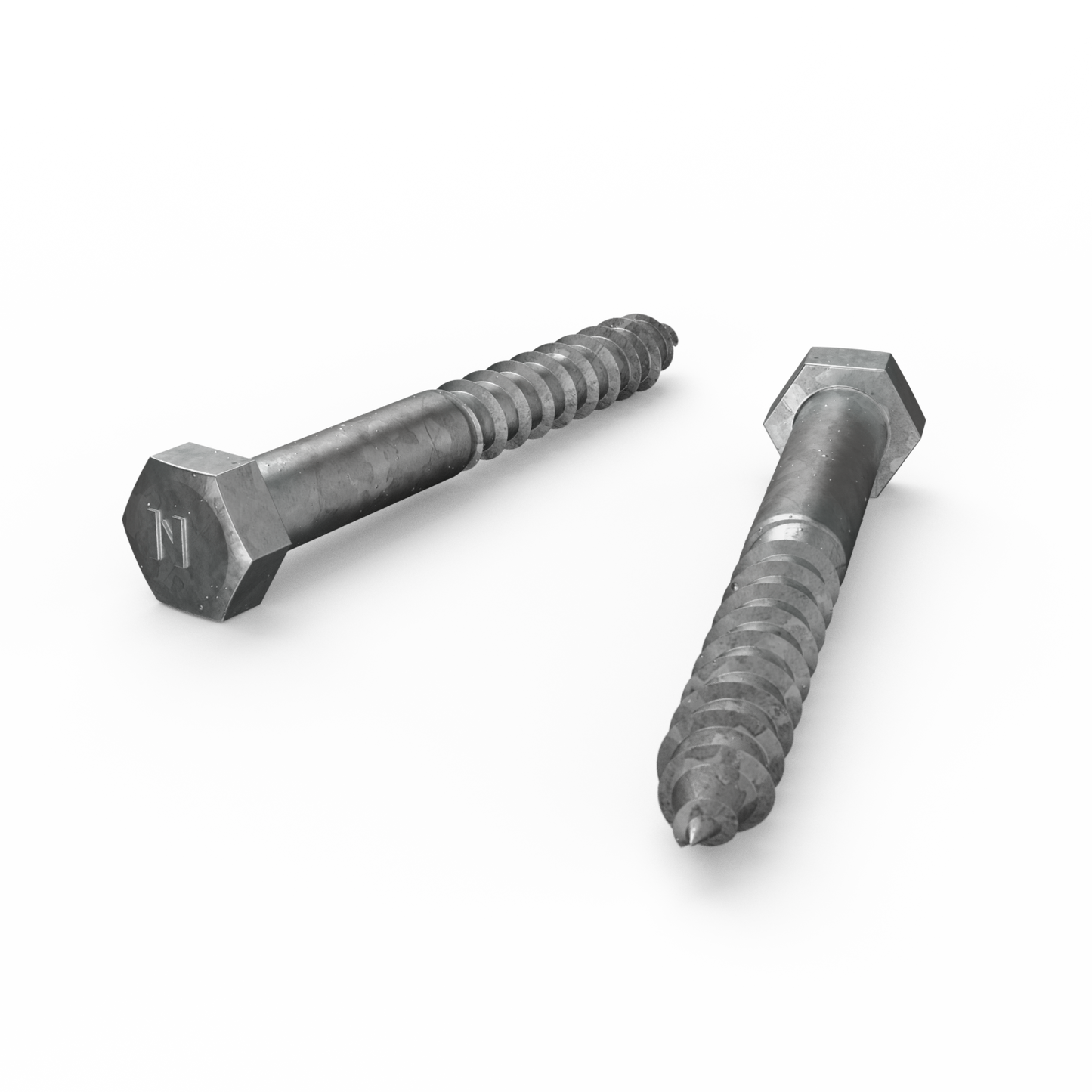 Zenith Hot Dip Galvanised Hex Head Coach Screws - M12 x 100mm