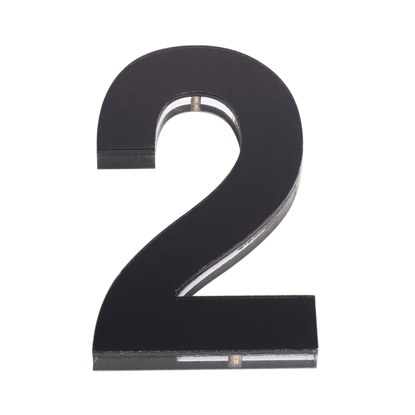 Sandleford House Number 2 - 120mm - Black
