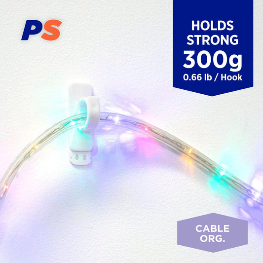 Permastik Small Cable Clips Holds 300g 5 Pack