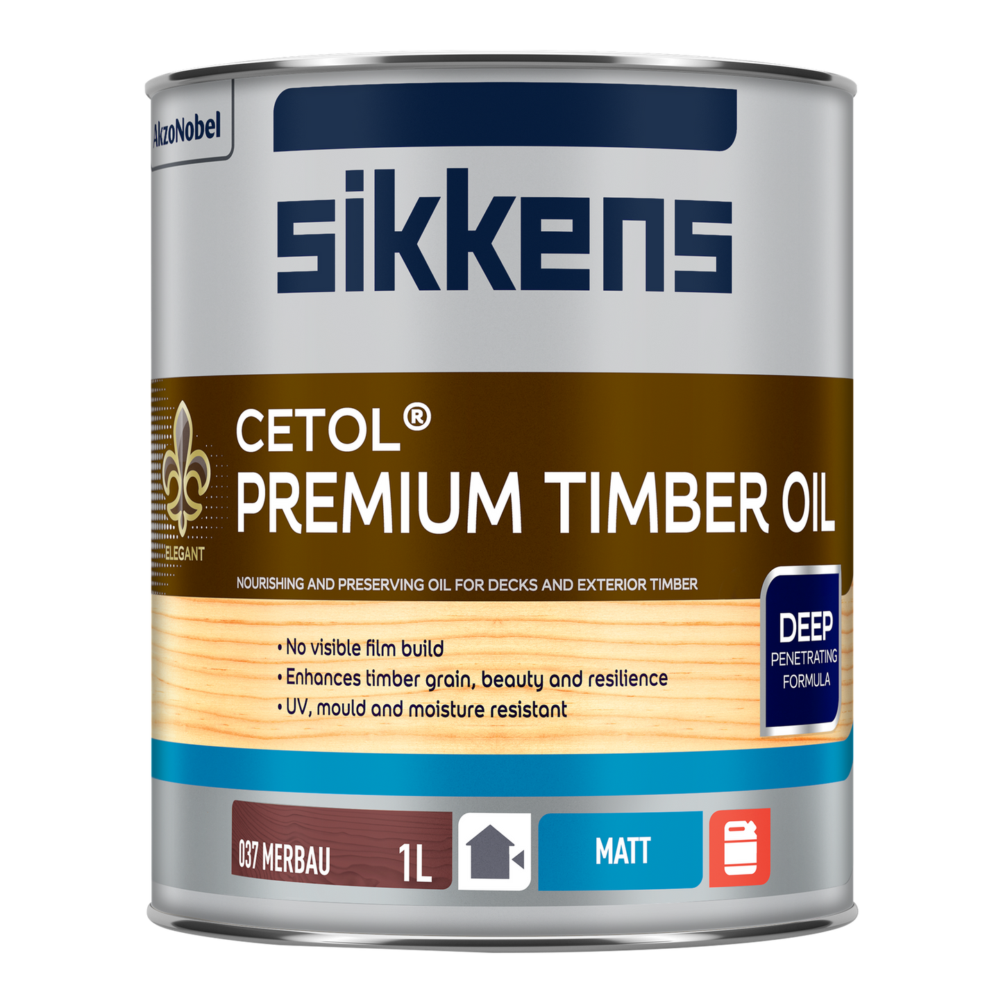 Sikkens Cetol Premium Timber Oil - 1L - Merbau