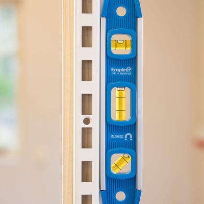 Empire Magnetic Torpedo Level - 225mm - Aluminium - Magnetic Edge