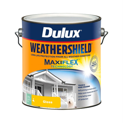 Dulux Weathershield Exterior Paint - 4L - Deep Gloss