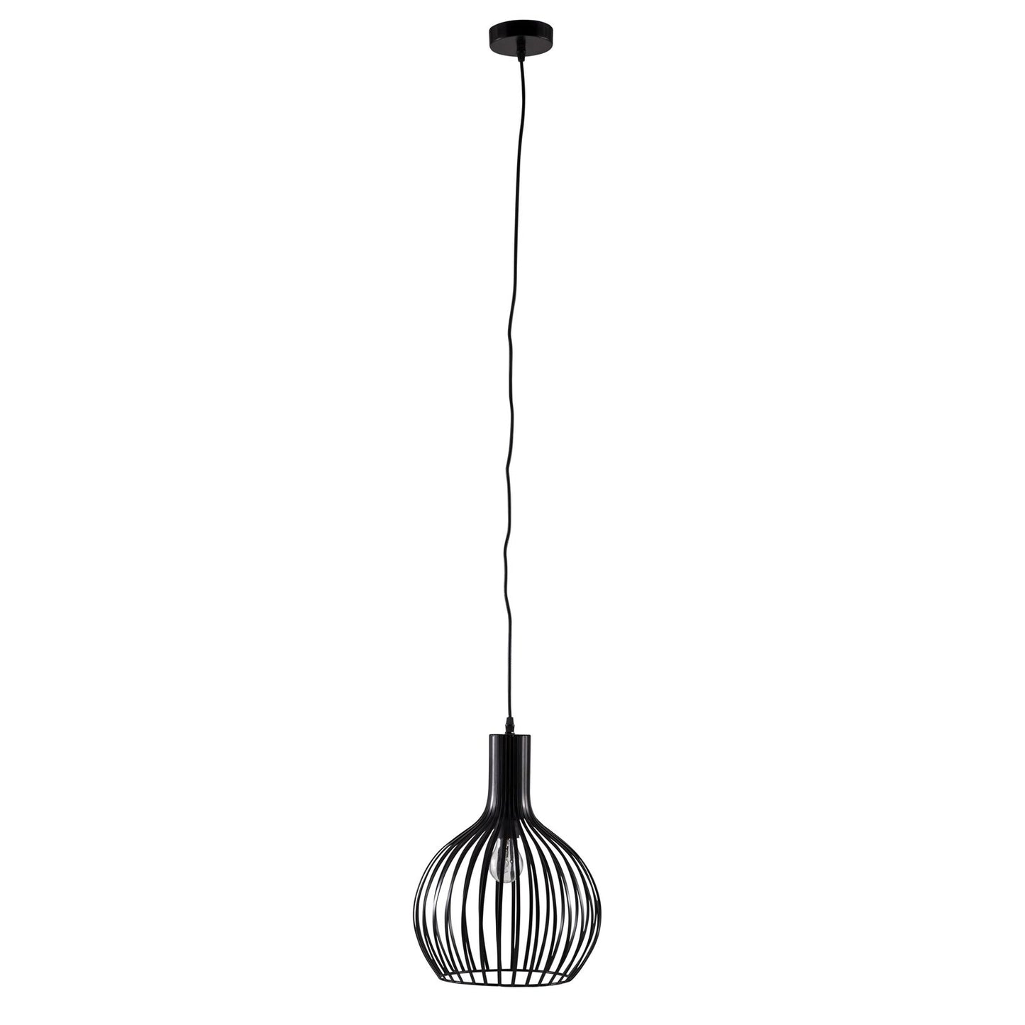 Brilliant Cabine Metal Pendant Light - 29.5cm - Black