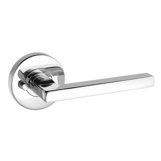 Gainsborough Privacy Leverset - 63mm - Zinc - Bright Chrome Finish