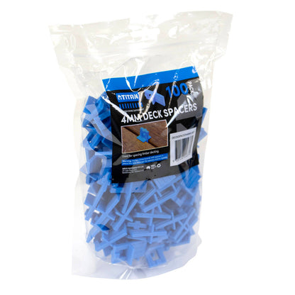 Titan Deck Spacers - 4mm - Blue - 100 Pack