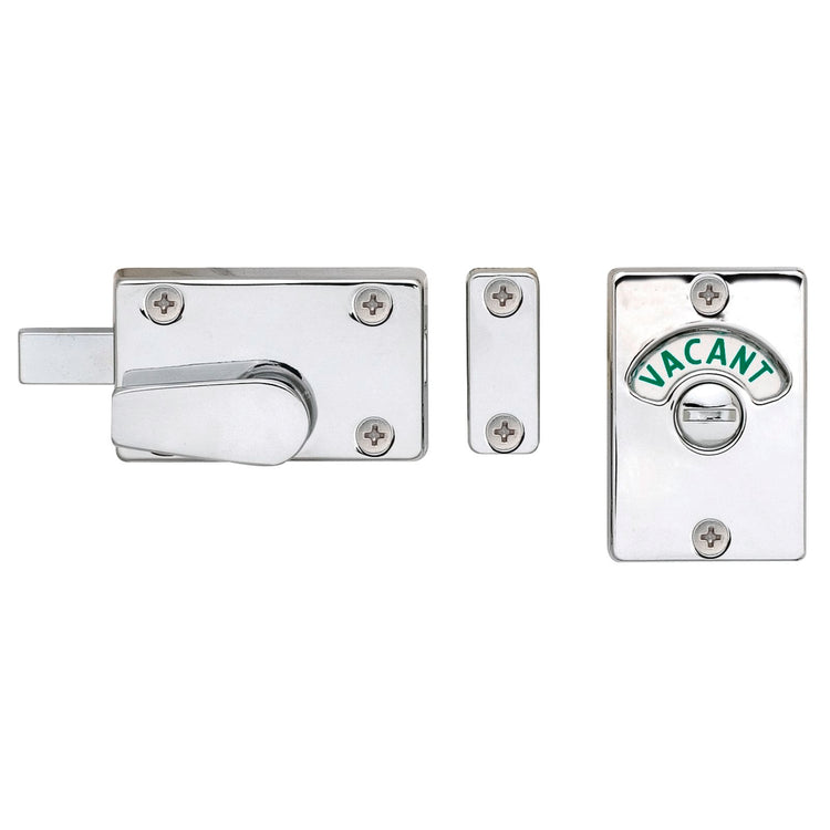 Delf Trade Satin Chrome Toilet Indicator Bolt Lock