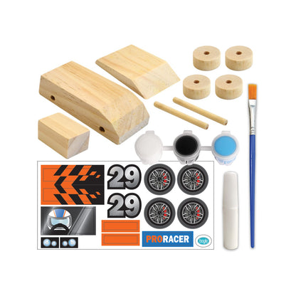 Boyle Wood Craft Project Kit Rally Car - 117 x 63 x 35mm