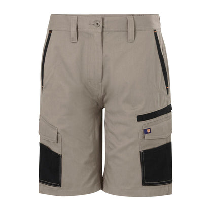 Citeco Womens Mid Shorts - Size 8 - Khaki