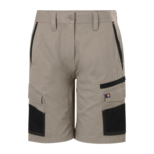Citeco Womens Mid Shorts - Size 8 - Khaki