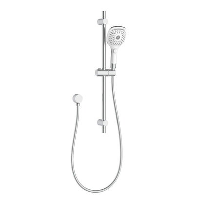 Mondella Cadenza Chrome Rail Shower Set - 3 Function - 127 x 678mm