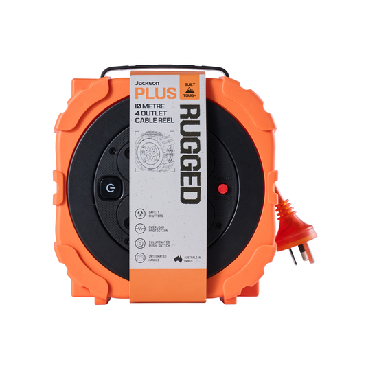Jackson Rugged Extension Reel - 4 Outlet - 10m