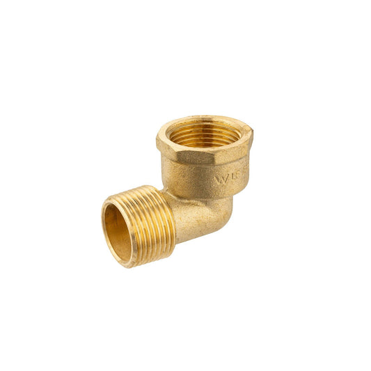 Brasshards Brass Male Female Threaded Elbow - 15mm