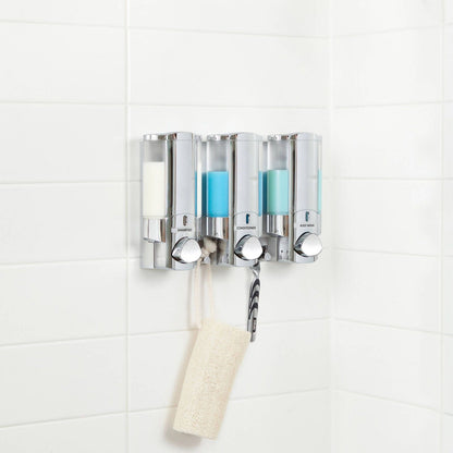Better Living Aviva Dispenser - 3 x 325ml - Chrome