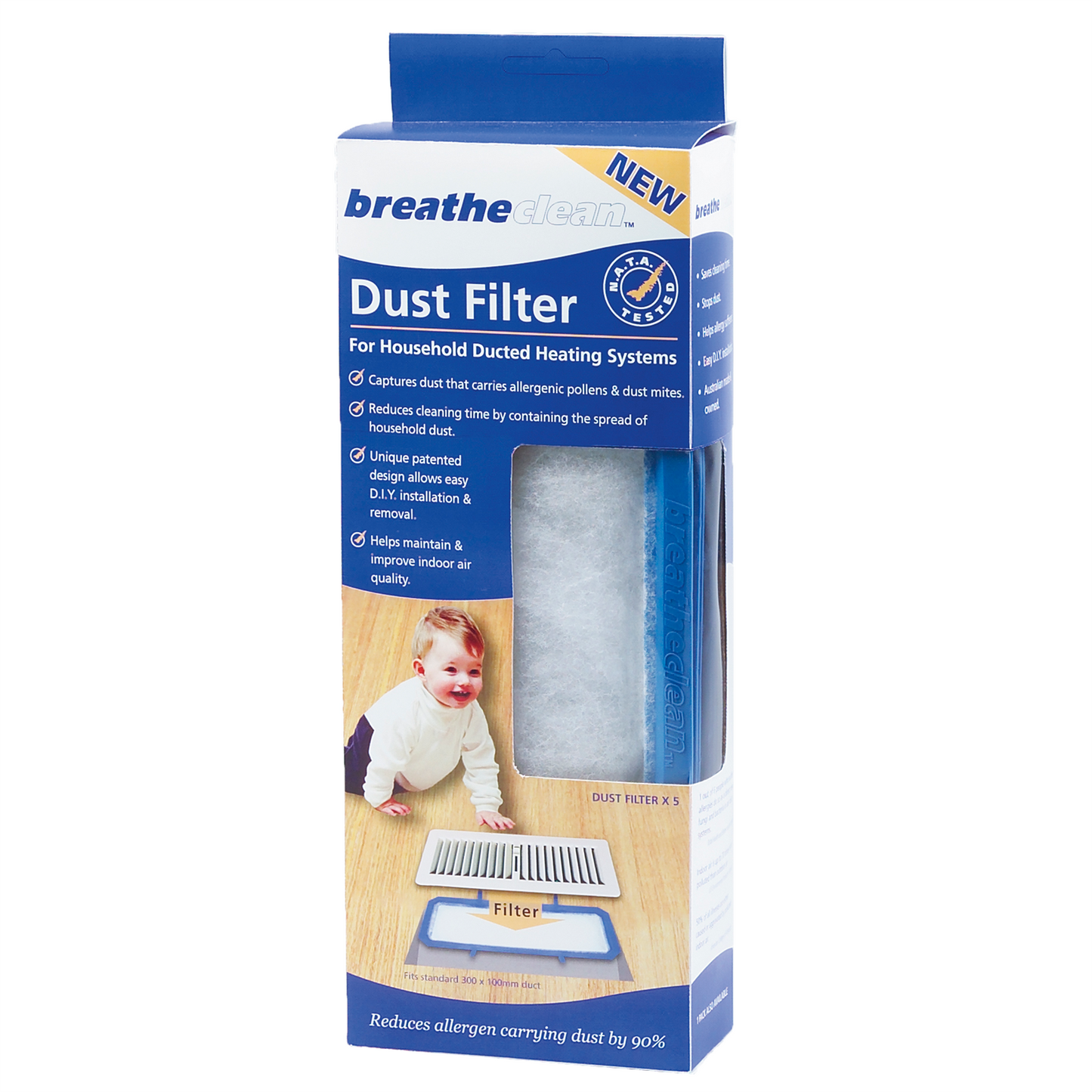 Breatheclean Dust Filter - 5 Pack