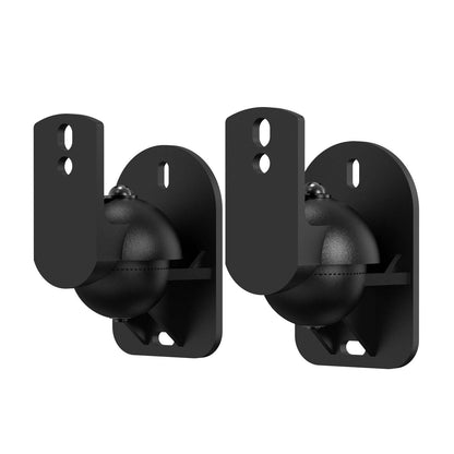 Practa Speaker Bracket - 2 Pack - Black - 60mm