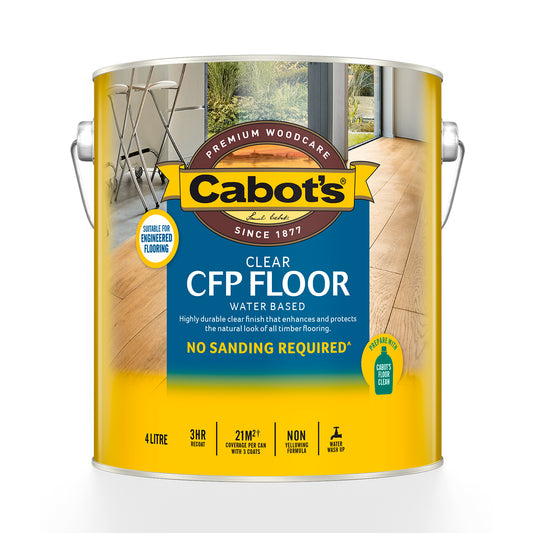 Cabot Water Based Matt CFP Floor - 4L