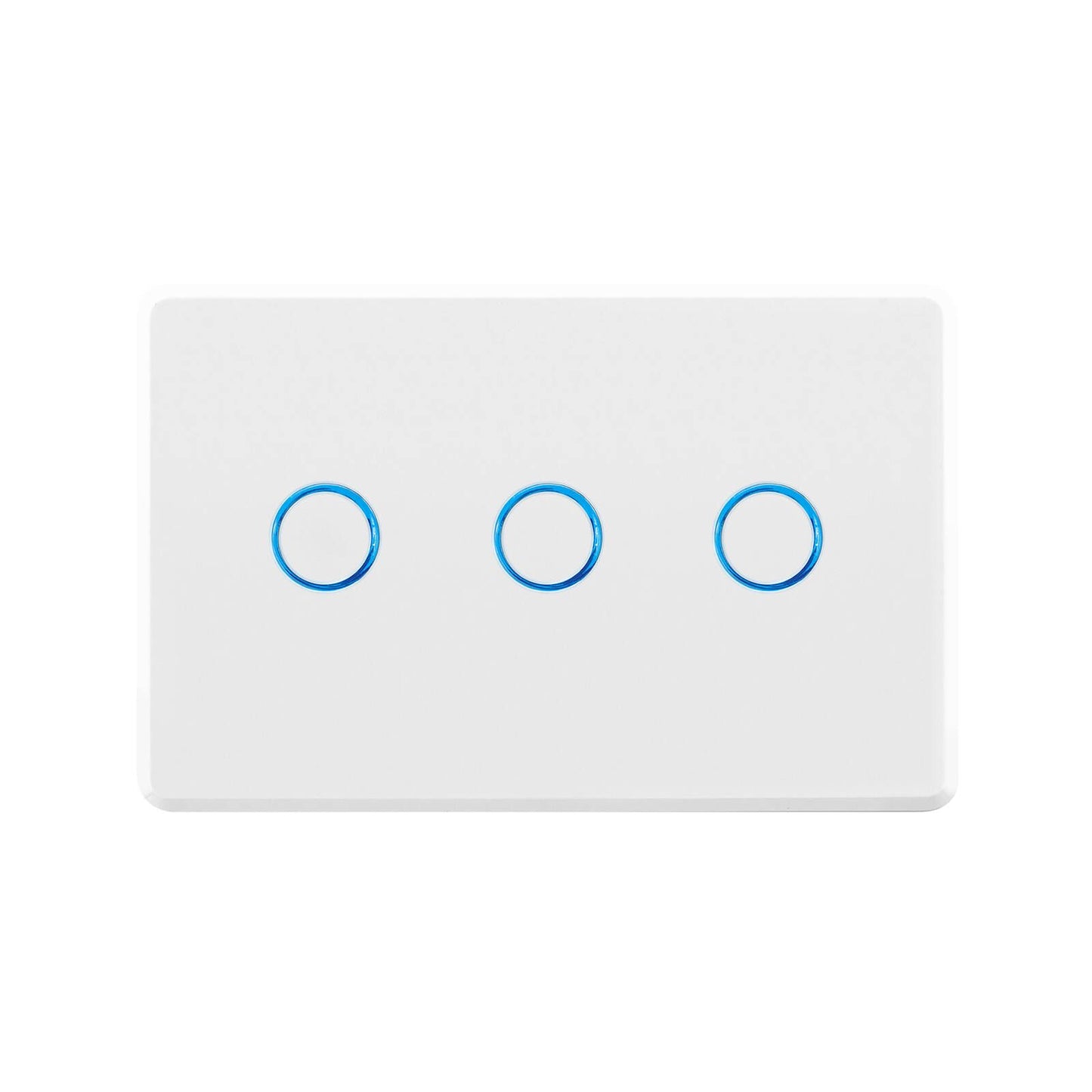 Deta Touch Activated Triple Gang Light Switch - 77 x 30 x 110mm - White