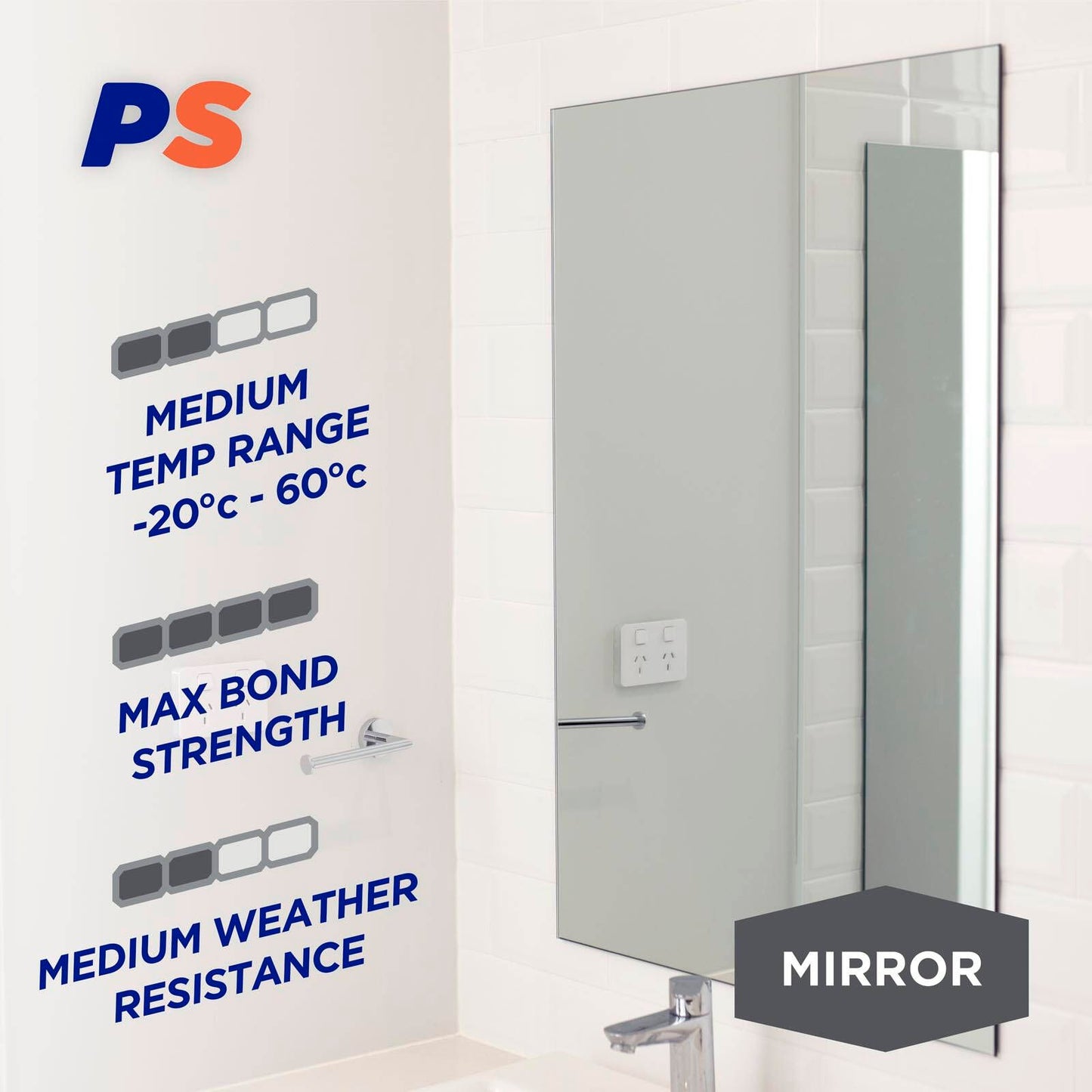 Permastik Mirror Mounting Tape - 10m x 24mm