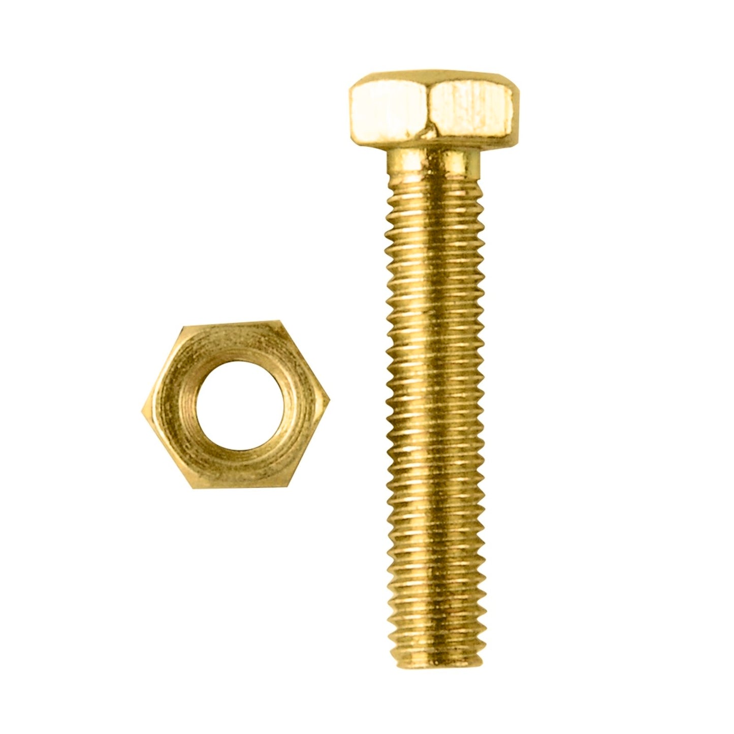Pinnacle Hex Bolt and Nut - M5 x 25mm - Yellow - 10 Pack