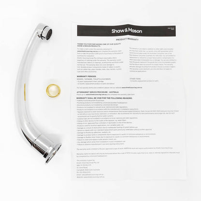 Shaw Mason Chrome Swivel Hob Cast Sink Spout - 9L/min