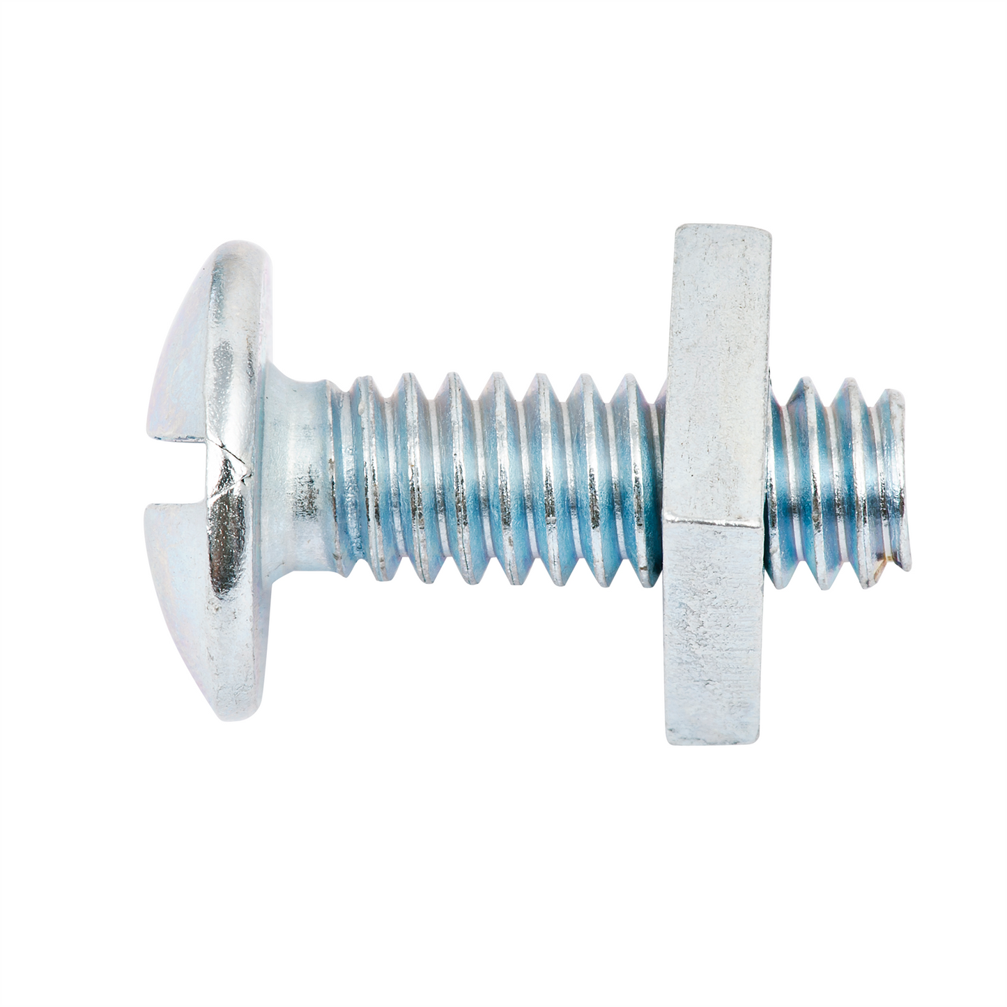 Zenith Mushroom Head Bolt & Nut - 1/4 x 25mm - 12 Pack