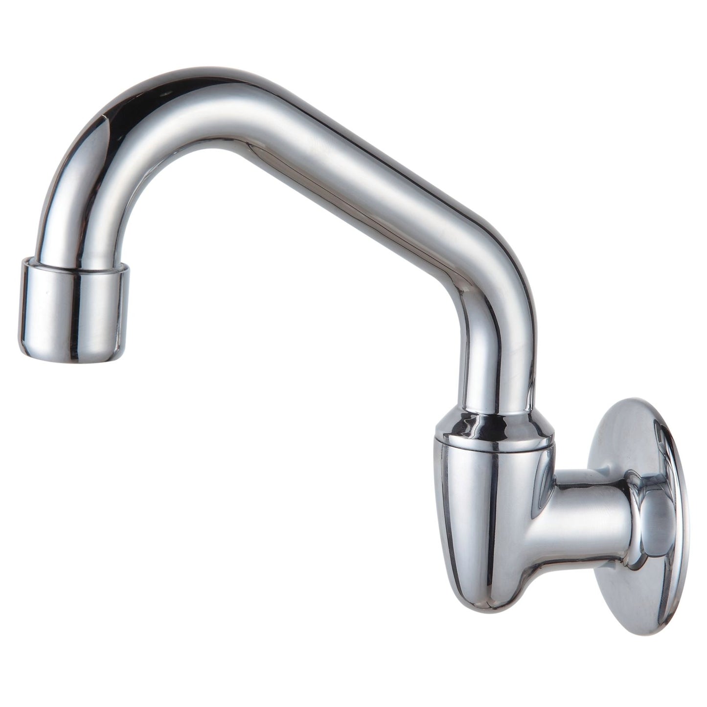 Shaw Mason Chrome Swivel Tube Wall Spout - 120mm - 9L/min