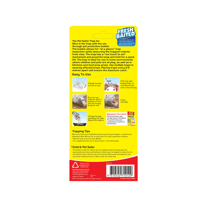 The Big Cheese Pet Safer Mouse Trap - 95 x 23 x 75mm