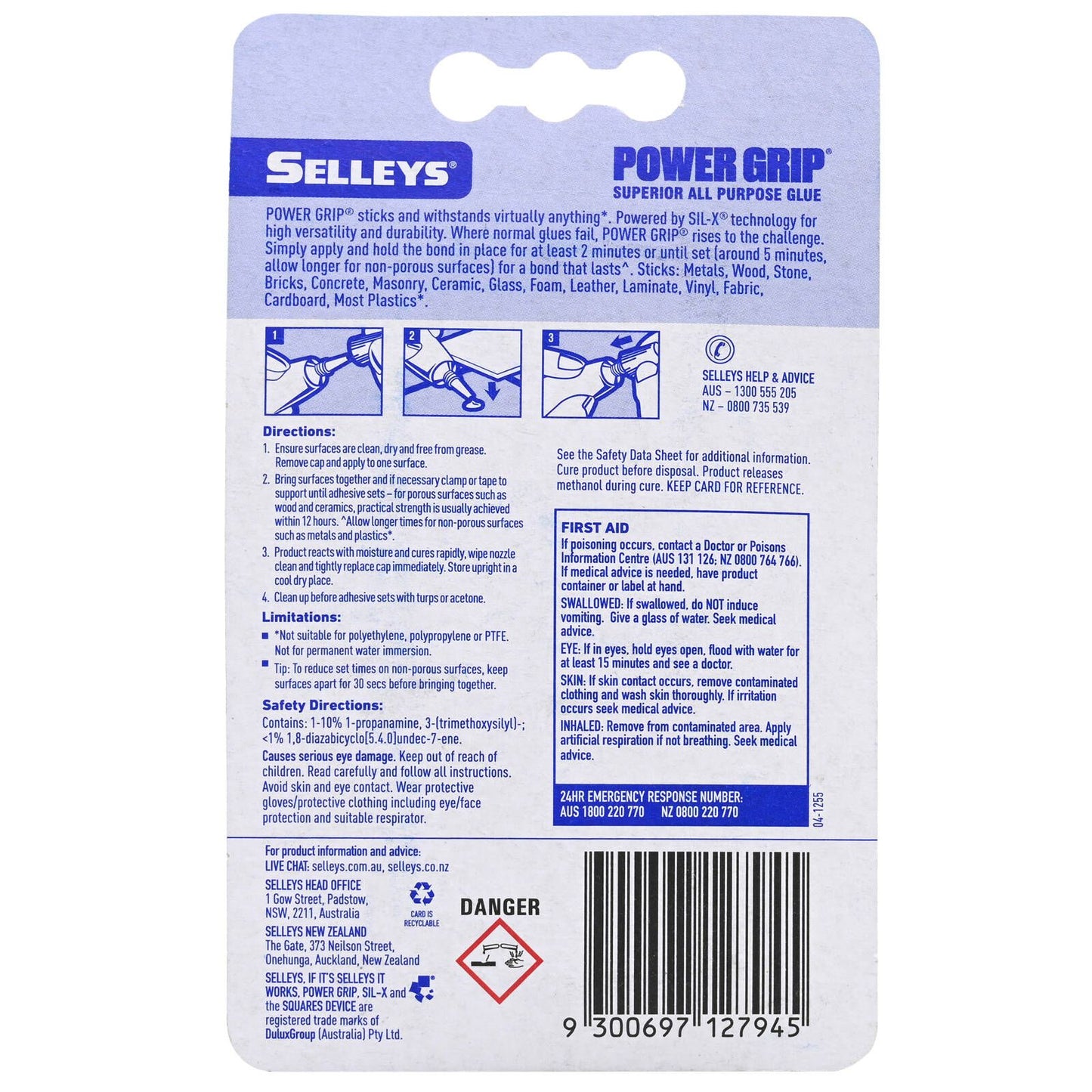 Selleys Power Grip - 5g