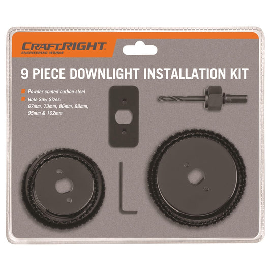 Craftright Downlight Installation Kit - 9 Piece
