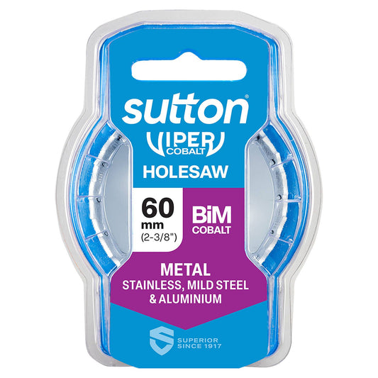 Sutton Tools Viper Cobalt Bi Metal Holesaw - 60mm