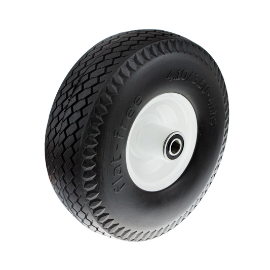 Easyroll Trolley Wheel - 3.5 x 4 - Solid Rubber - Puncture Proof